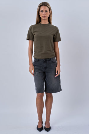 Oversized T-shirt - Army (dame)