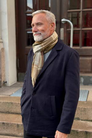 Tørklæde - Khaki - Herre