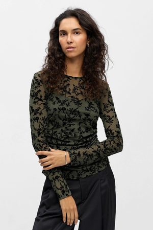 Adeline Top - Kambaba Black