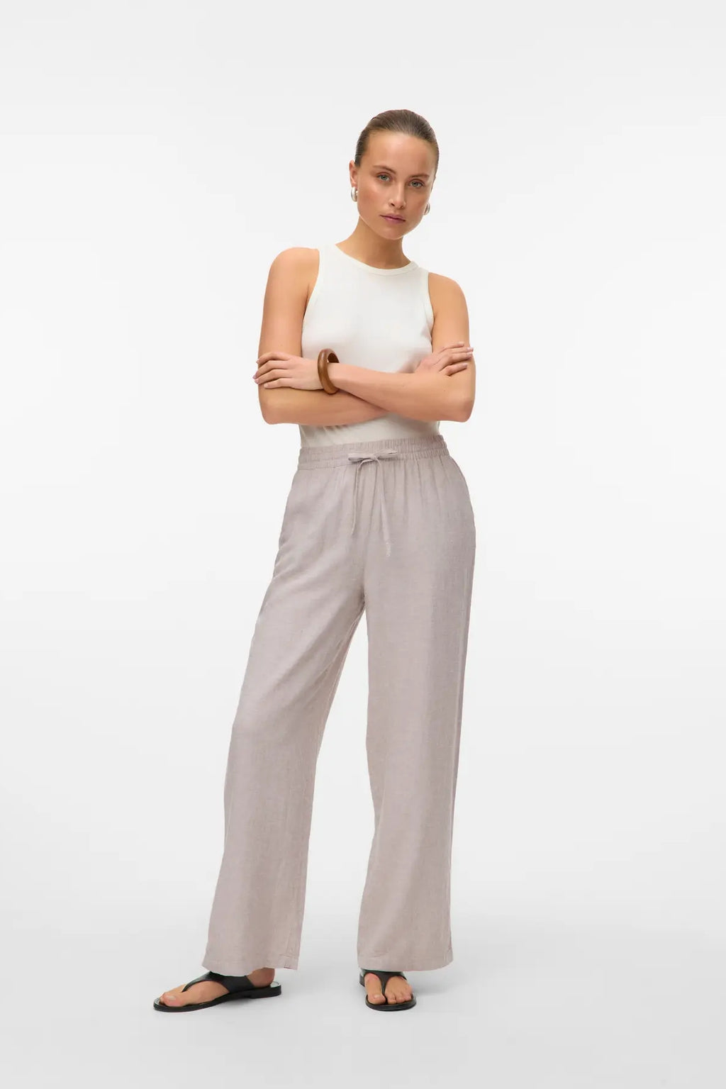 Linn Hw Pants - Moon Rock Melange