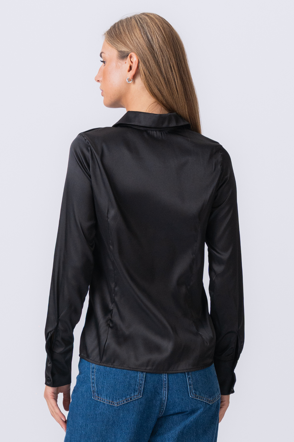 Lucy Bindeskjorte - Sort