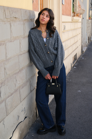 Botton Knit - Mid Gray