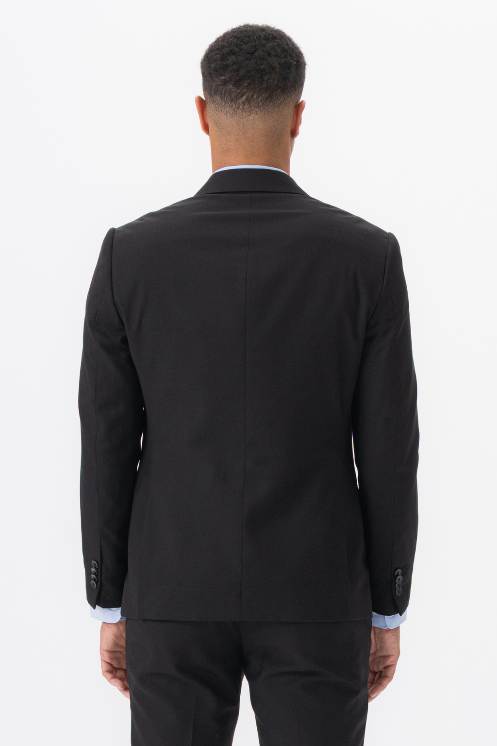 Premium Dobbelttradet Blazer - Sort