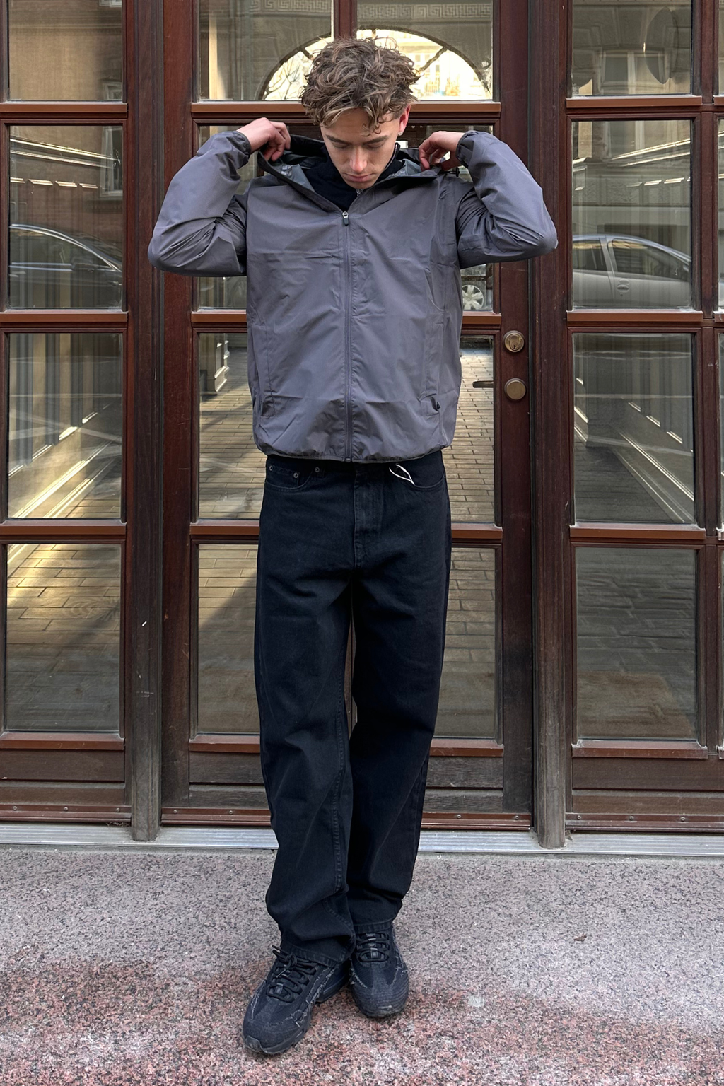 Windbreaker - Mørkegrå