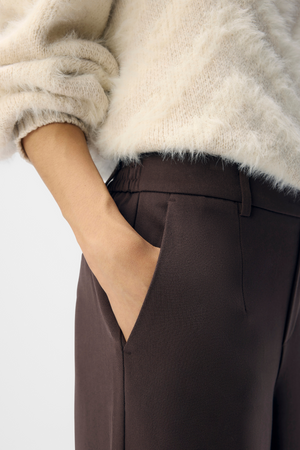 Lisa Wide Pant - Sælbrun