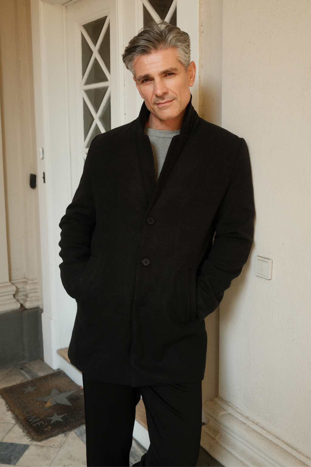 Klassisk frakke - Sort