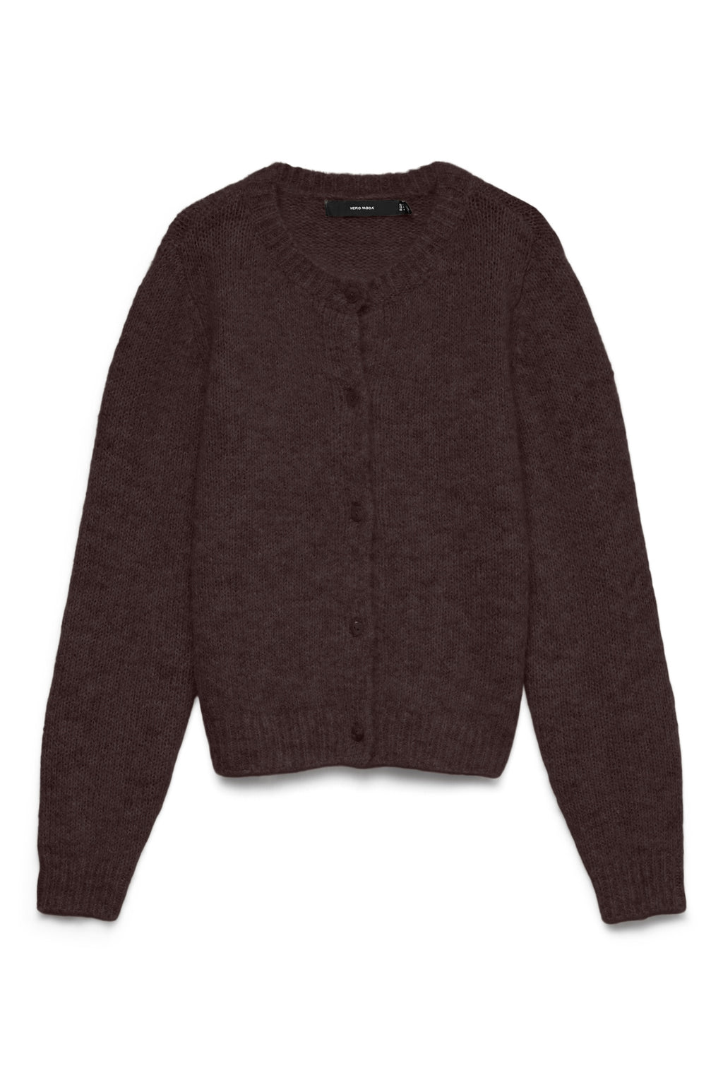 Novah O-Neck Button - Chocolate Torte