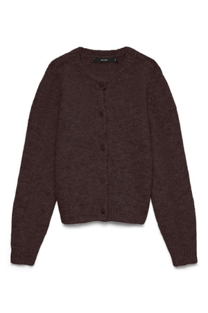 Novah O-Neck Button - Chocolate Torte