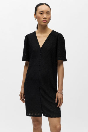 Jolly Tie Short Dress - Sort
