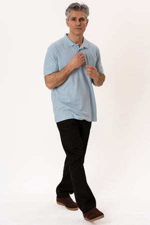 Basic Polo - Lyseblå