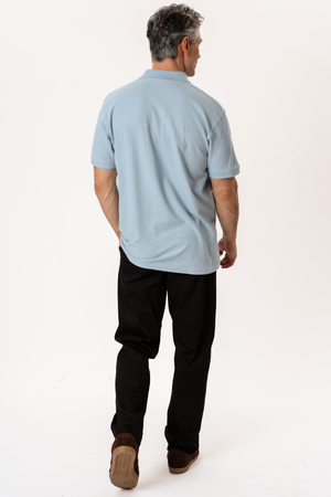 Basic Polo - Lyseblå