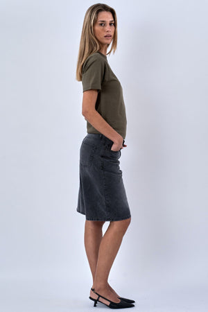 Oversized T-shirt - Army (dame)