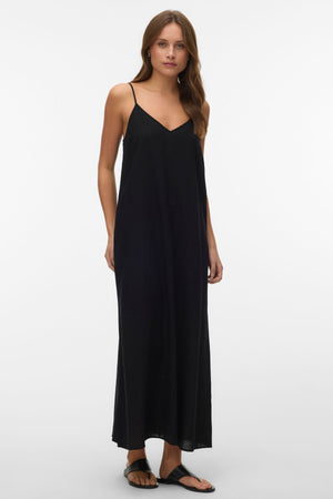 Mymilo Singlet Ankle Dress - Sort