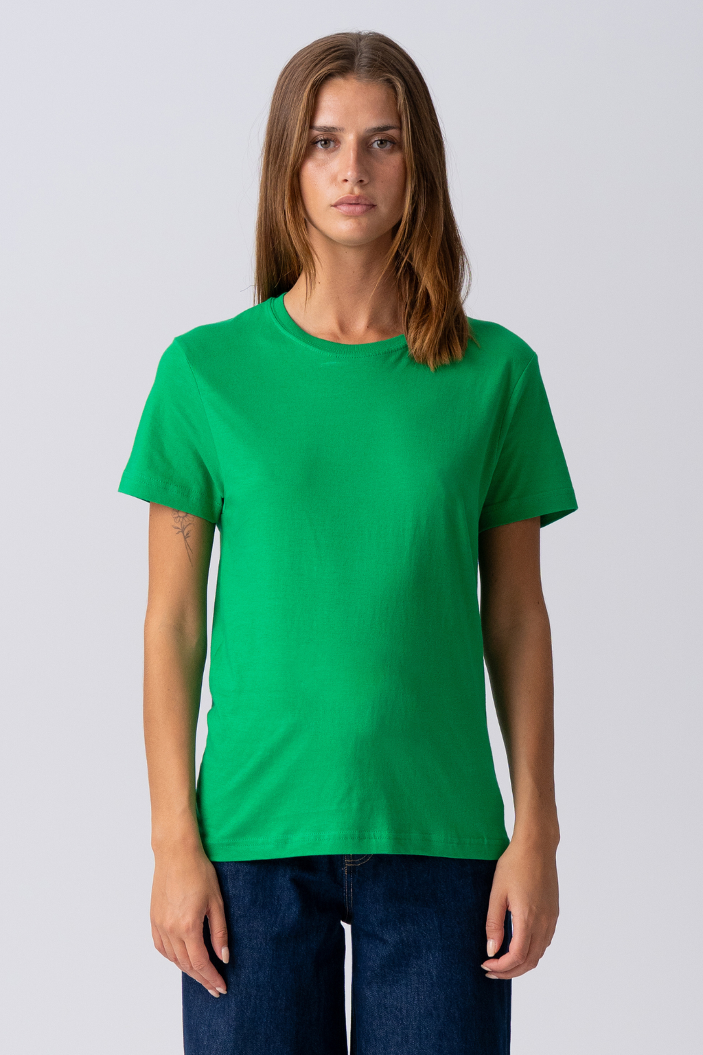 Basic Let T-shirt - Grøn