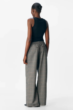 Lisa Wide Pants - Black Humus + Tannin