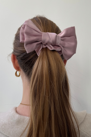 Dobbelt Sløjfe Scrunchie - Pink