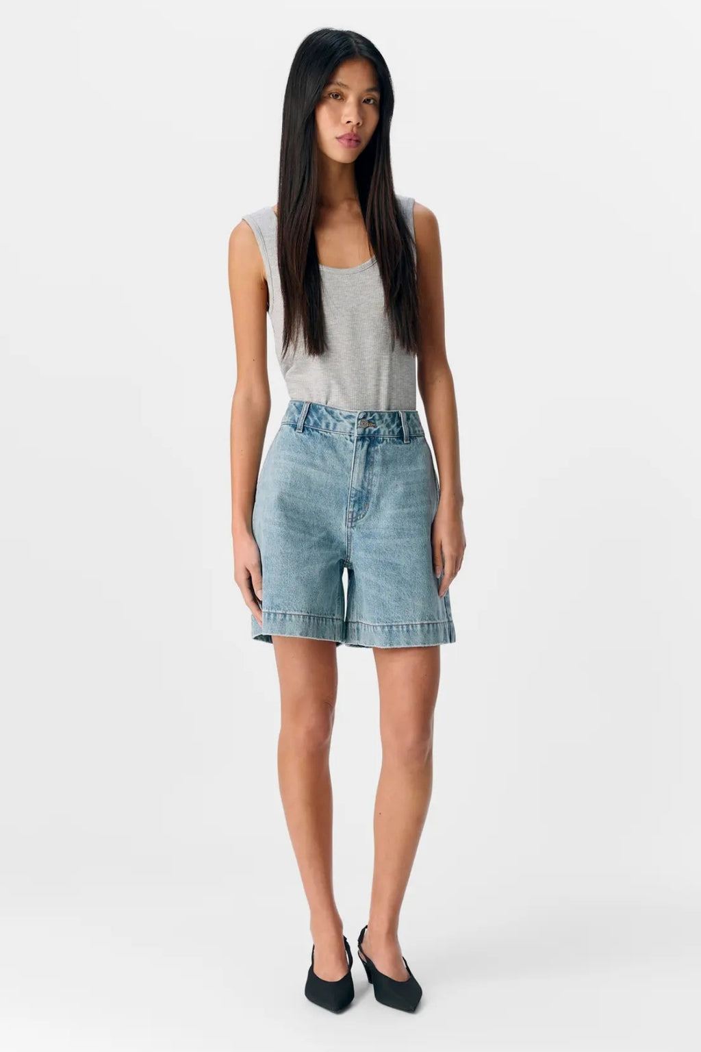 Jen Shorts - Medium Blue Denim