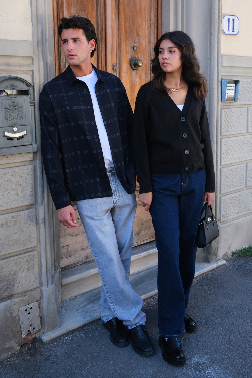 Strikket Cardigan - Sort