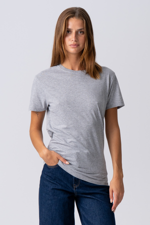 Basic Let T-shirt - Grå