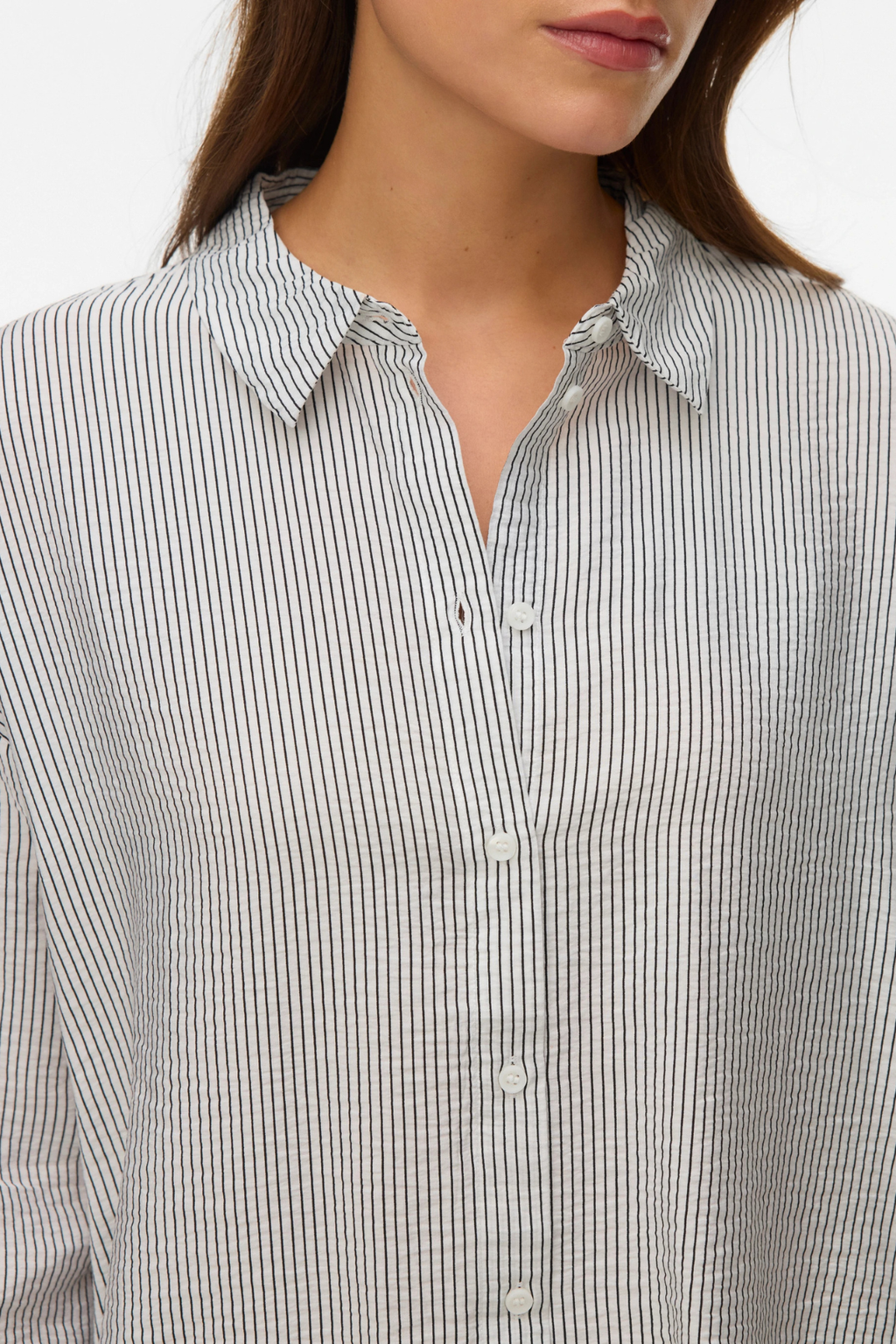 Kaja Ls Shirt - Snow White Amanda Black