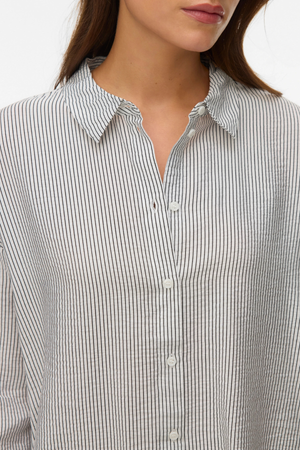 Kaja Ls Shirt - Snow White Amanda Black