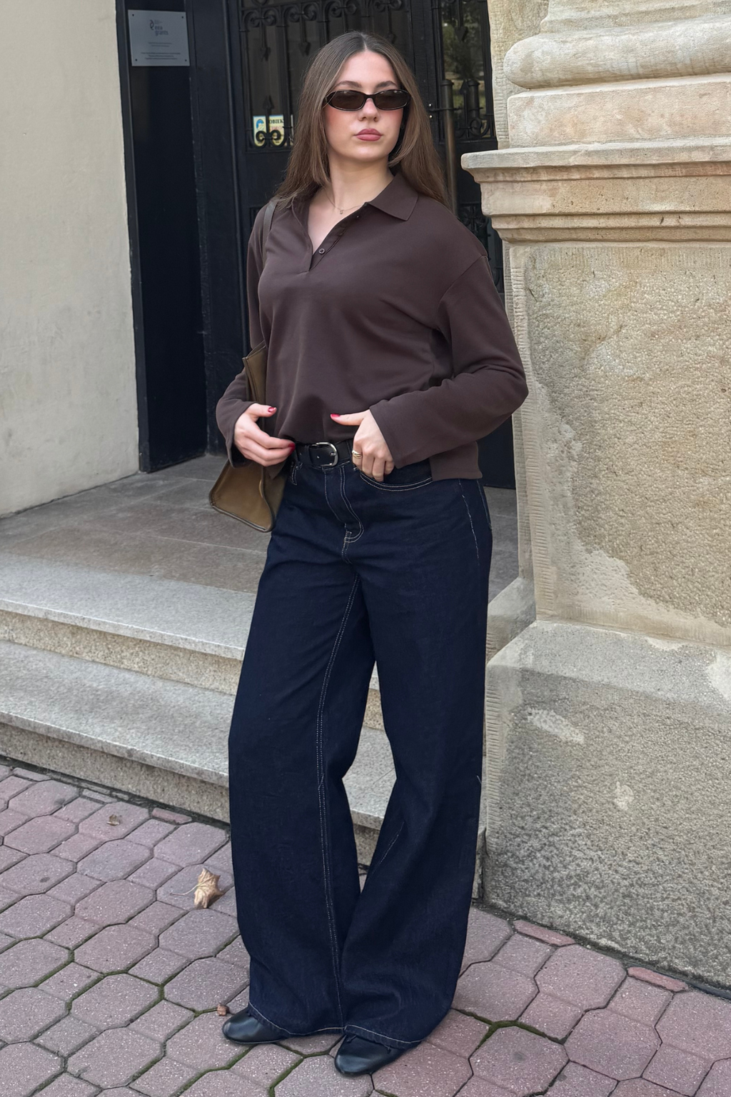 De Originale Performance Wide Jeans - Dark Blue Denim