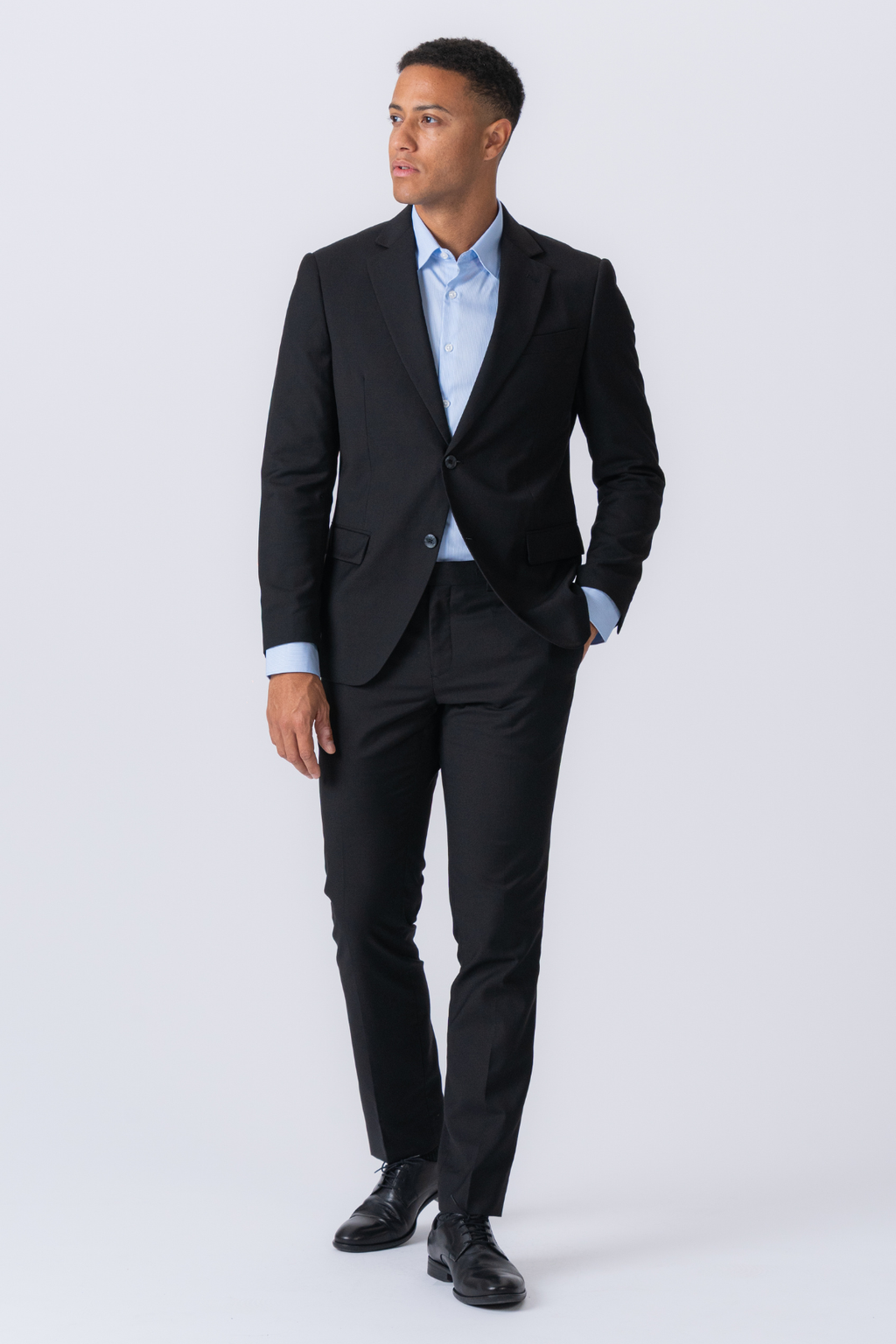 Premium Enkeltradet Blazer - Sort