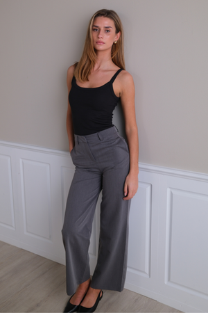 Rosalie Wide Pants - Grå