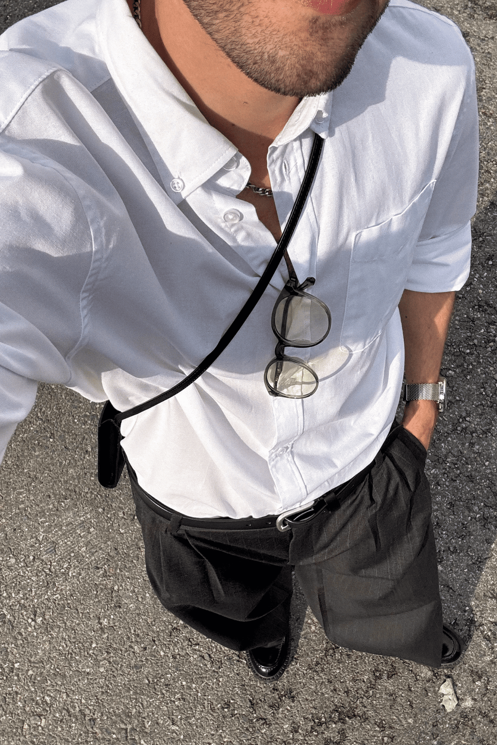 Den Originale Performance Oxford Skjorte - Hvid