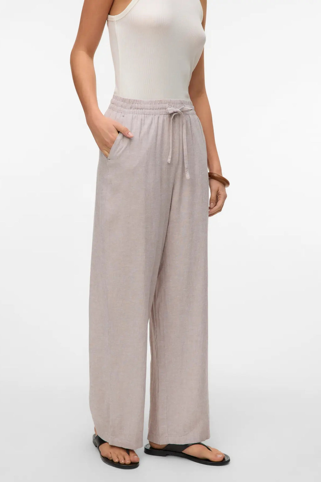 Linn Hw Pants - Moon Rock Melange