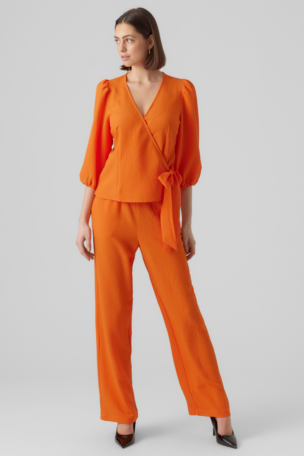 Pepper Aya Bluse - Scarlet Ibis