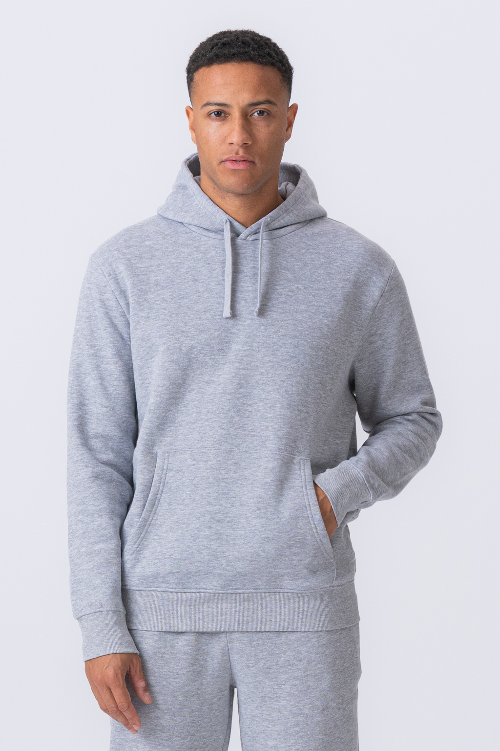 Essential Hoodie - Gråmeleret