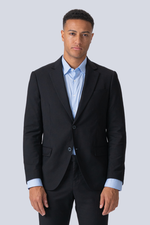 Premium Enkeltradet Blazer - Sort