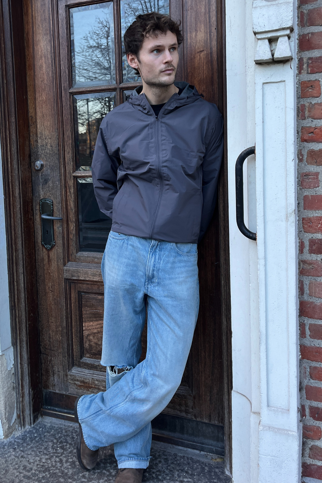 Windbreaker - Mørkegrå