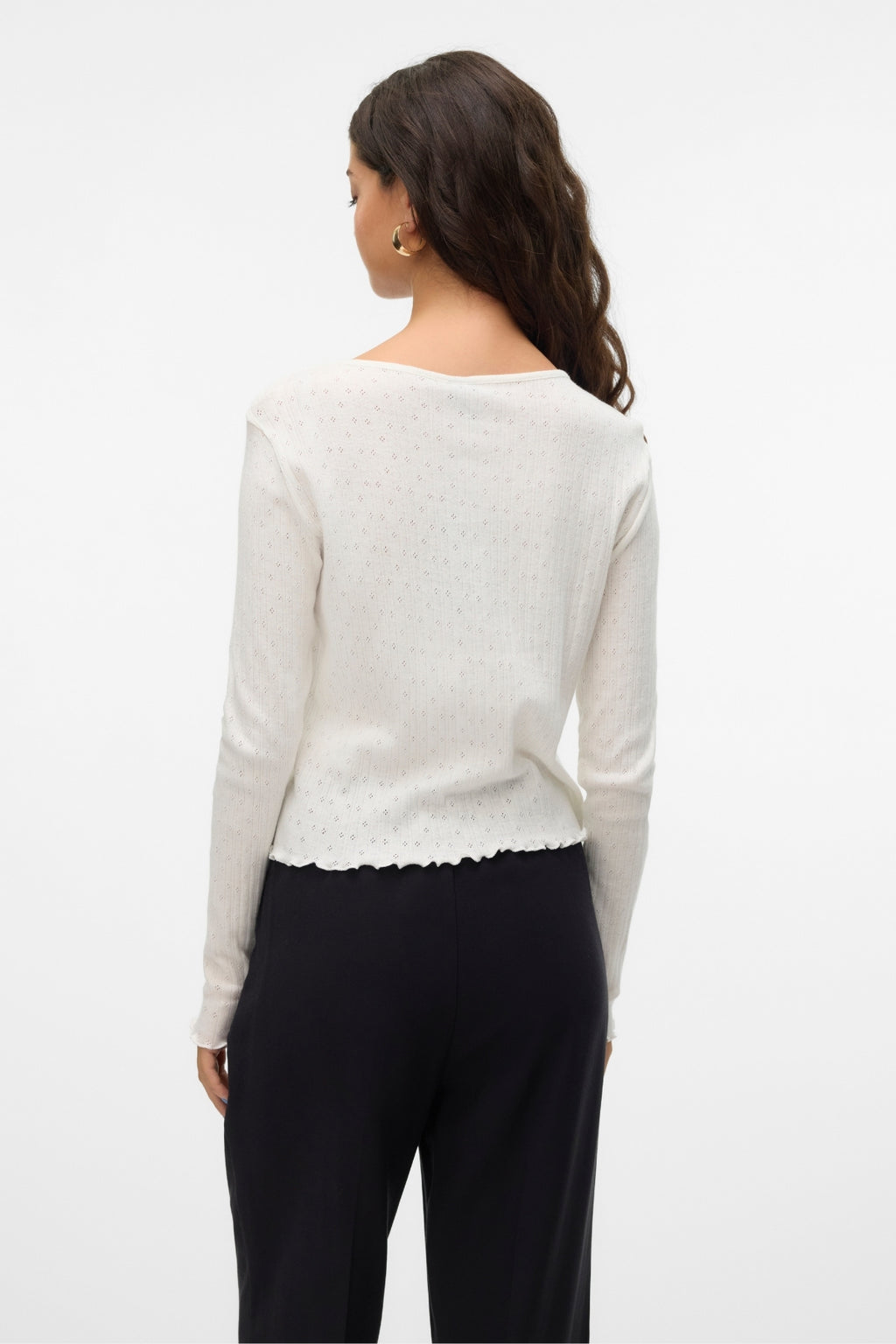 Isa O-Neck Cardigan - Snow White