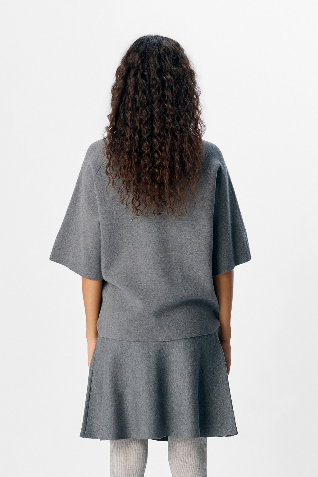 Reynard 2/4 Strik Pullover - Medium Grå Melange