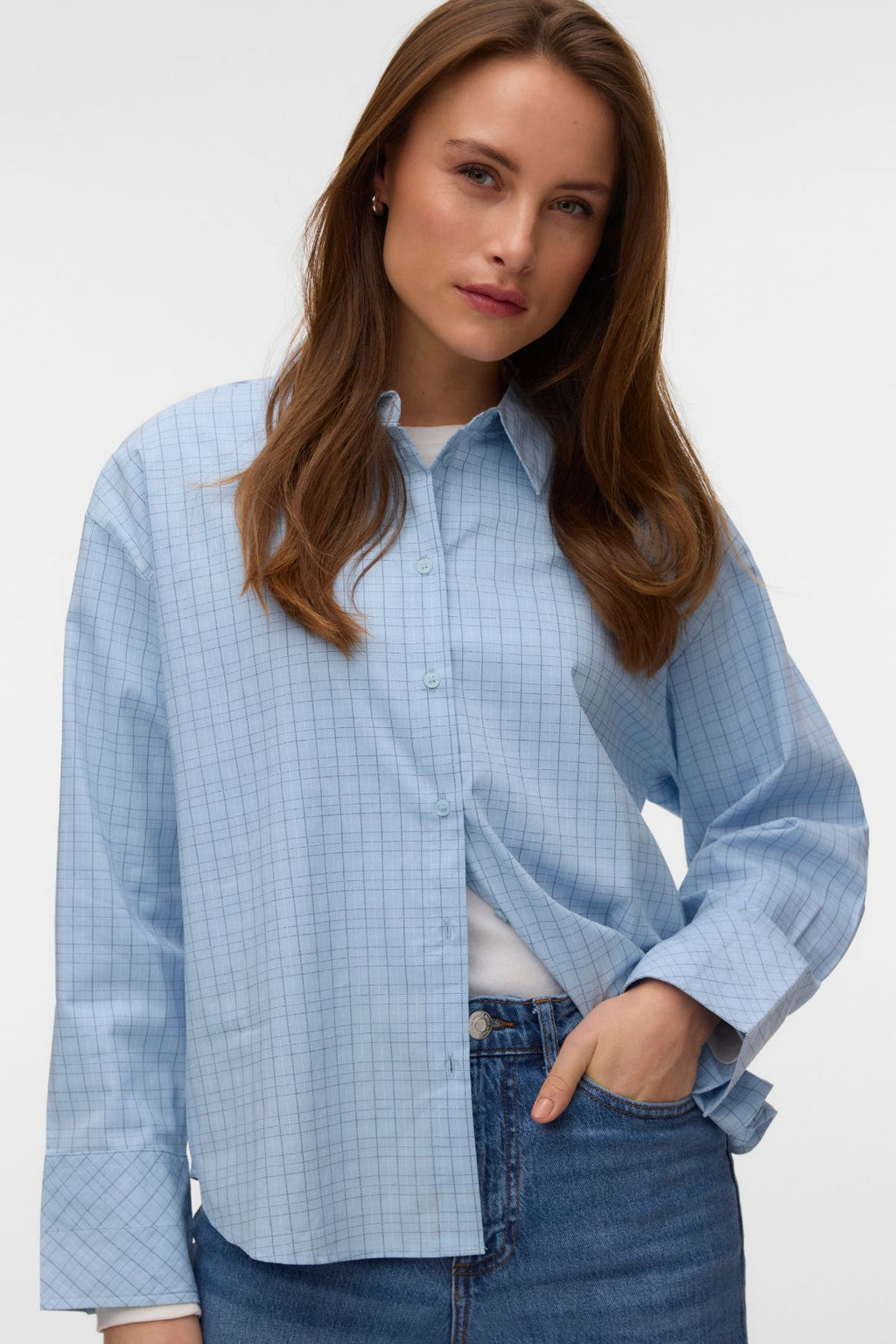 Monday Skjorte - Cashmere Blue Checks