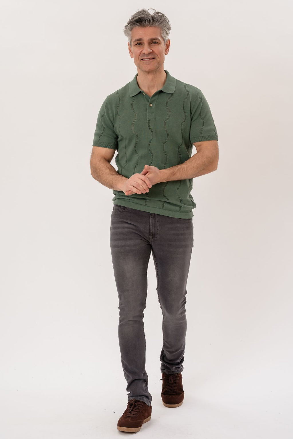 De Originale Performance Jeans (Slim) - Grå Denim