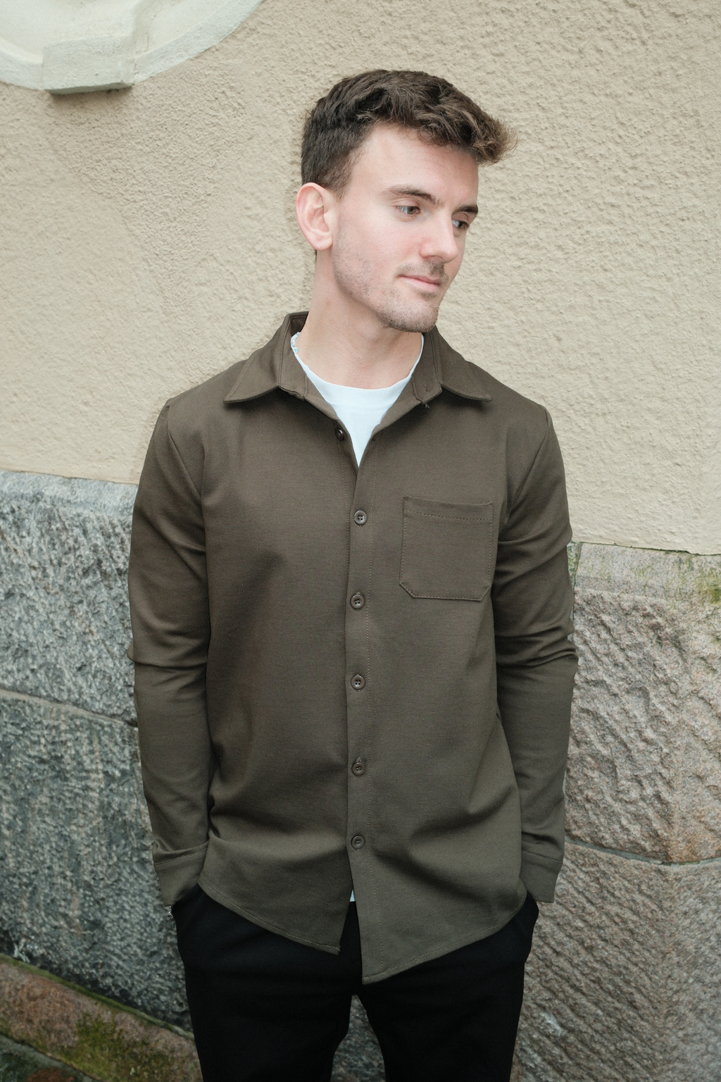 Performance Overshirt - Oliven grøn