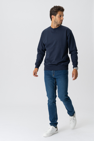 Basic Crewneck - Navy