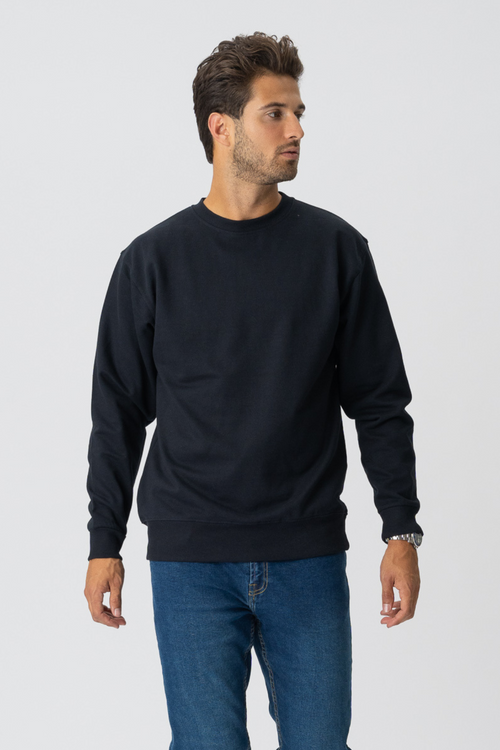 Basic Crewneck - Sort