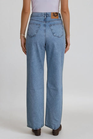 Nora Regular Jeans - Lys Blå Denim