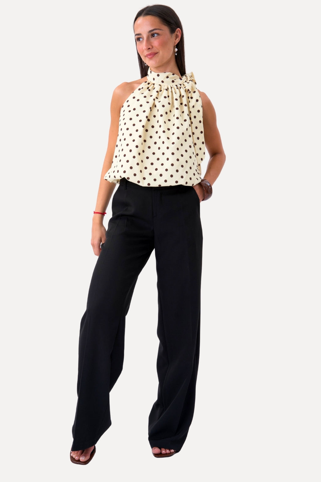 Wilma Top - Gul/Brun