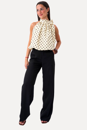 Wilma Top - Gul/Brun