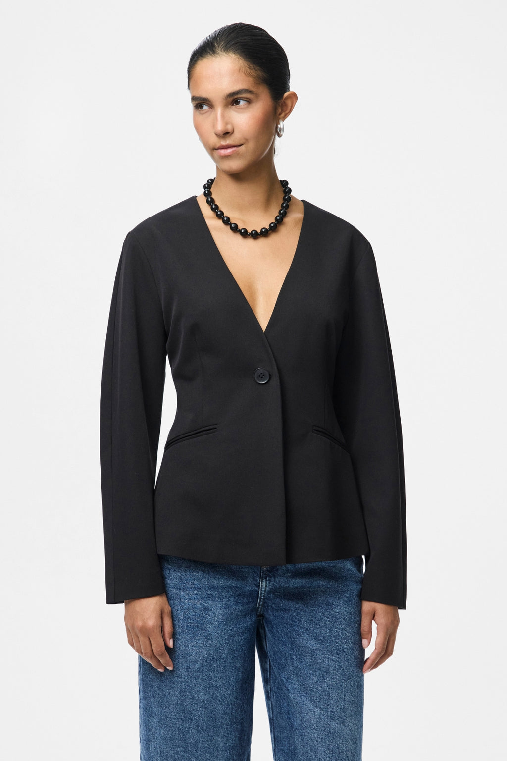 Kamil Fitted Blazer - Sort