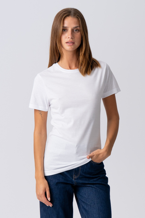 Basic Let T-shirt - Hvid