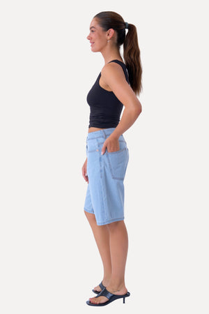 Denim Shorts - Lyseblå