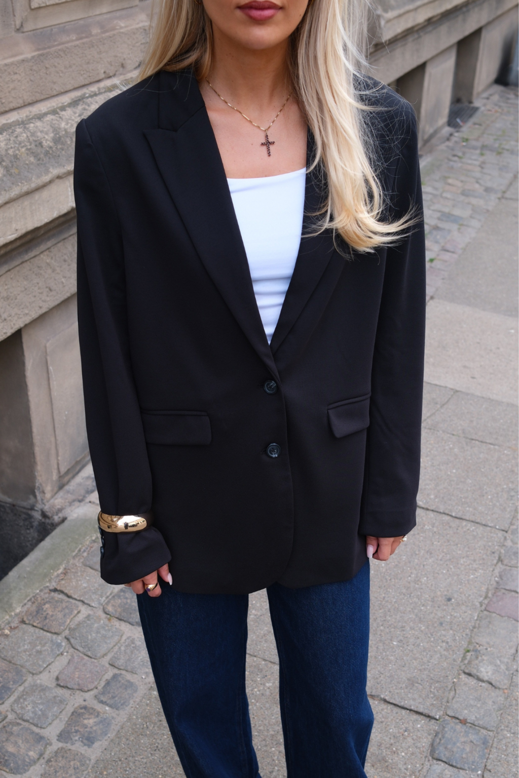 Klassisk fit Blazer - Navy