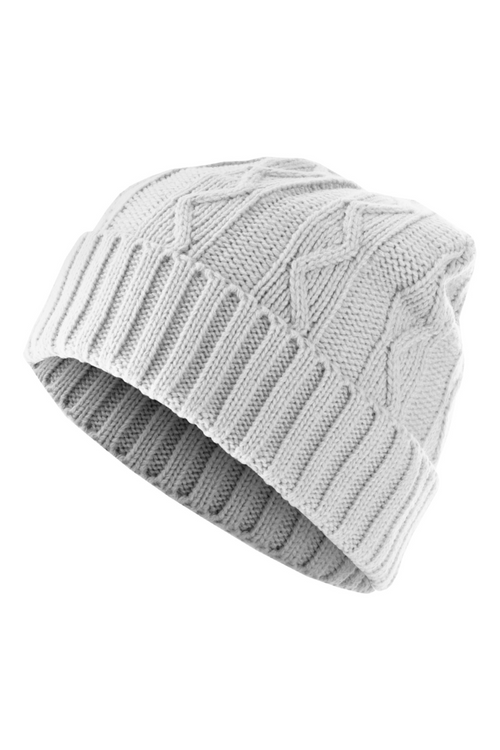 Next Beanie Cable Flap - White