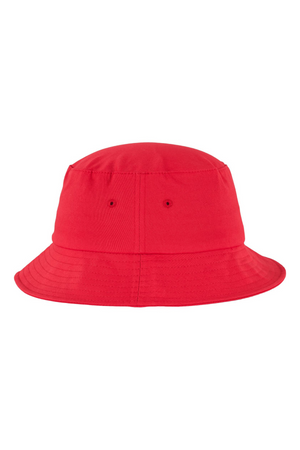 Cotton Twill Bucket Hat - Red